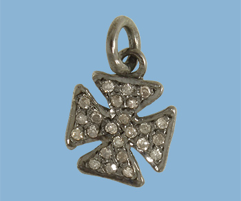 Judy Larson's Threader Earrings - , Contemporary Wire Jewelry, Findings, Clasps, Components, Tumbling, Tumble, Tumbling Jewelry, Butane Torch, Soldering, Solder, Design, crusade-cross-2