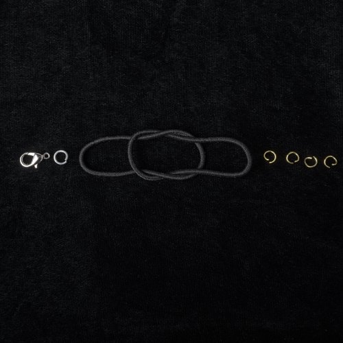 Nancy Chase's Thigh Chain - , Contemporary Wire Jewelry, Findings, Clasps, Components, Loops, Wire Loop, Wrapped Wire Loop, Beads, forming a knot structure