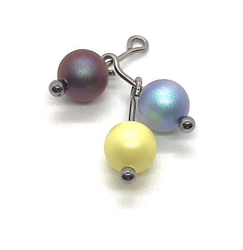 Kristal Wick's Springtime Ear Candy - , Wire Jewelry Design, Loops, Wire Loop, Wrapped Wire Loop, Design, , , 3 headpin components