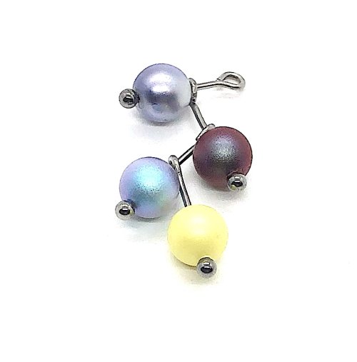 Kristal Wick's Springtime Ear Candy - , Wire Jewelry Design, Loops, Wire Loop, Wrapped Wire Loop, Design, , , 4 headpin components