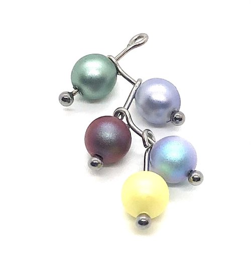 Kristal Wick's Springtime Ear Candy - , Wire Jewelry Design, Loops, Wire Loop, Wrapped Wire Loop, Design, , , 5 headpin components