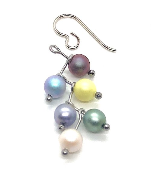 Kristal Wick's Springtime Ear Candy - , Wire Jewelry Design, Loops, Wire Loop, Wrapped Wire Loop, Design, , , Adding earwire