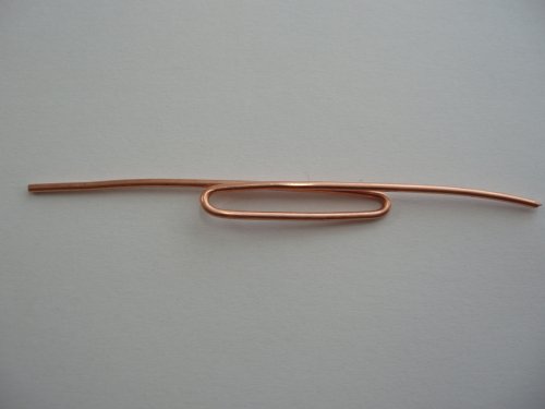 Abby Hook's Coiled T-bar and Toggle Clasp - Begin to form the T-bar, Findings & Components, Toggles & Clasps, Earwire & Headpin, Coiling, Coiling Wire, Wire Coiling, make another bend