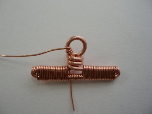 Abby Hook's Coiled T-bar and Toggle Clasp - Coil the loop, Findings & Components, Toggles & Clasps, Earwire & Headpin, Coiling, Coiling Wire, Wire Coiling, coil the loop