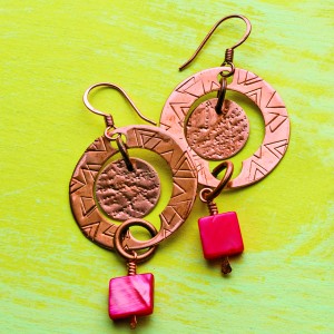 Disc Cutter Earrings