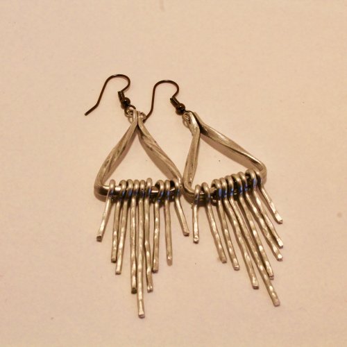 Dangly Triangle Earrings