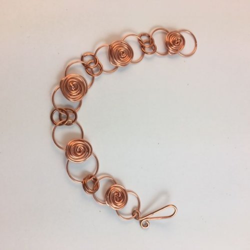 Wire Roses Bracelet