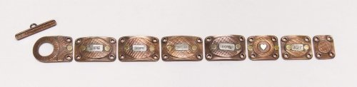 Mixed Metal Sampler Bracelet 4 - Words Matter