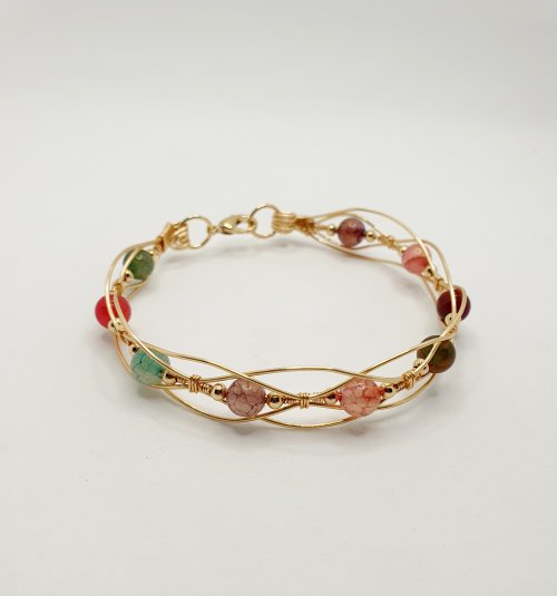 Beaded Wire Bracelet