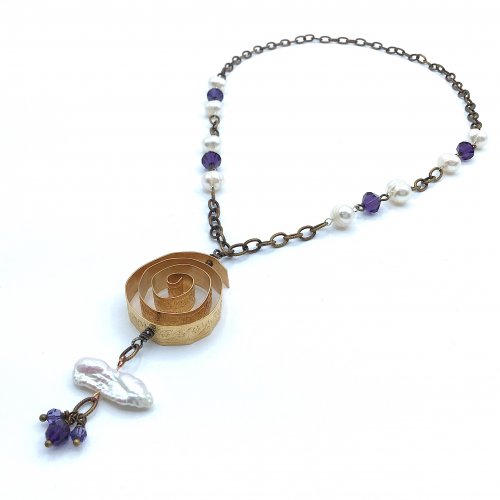 Purple Pergola Necklace