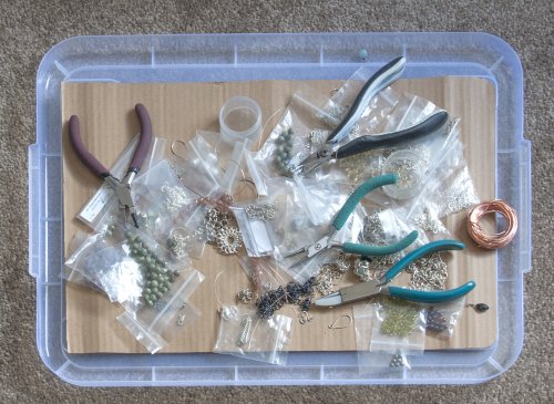 Kylie Jones's How to Share Your Workspace with the Family Room - , General Education, Design,  use the lid as a tray to work.