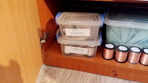 delilah's Choose and store your silver-plated wires wisely - , Wire Jewelry Design, Wire Wrapping, Wrapping, Wire Wrapping Jewelry, Weaving, Wire Weaving, Weaving Wire, Design, Wire in labeled plastic containers