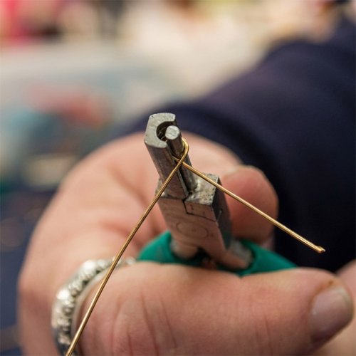 Judy Ellis's Double Wrapped Loop - , Classic Wire Jewelry, Findings, Clasps, Components, Loops, Wire Loop, Wrapped Wire Loop, Wire Wrapping, Wrapping, Wire Wrapping Jewelry, double wrapped loops with wubbers wire looping pliers