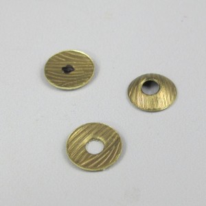 Kate Richbourg's Make Your Own Bead Caps - , Findings & Components, Toggles & Clasps, Earwire & Headpin, Cutting, Cutting Tool, Cutters, Dapping, Dapping Jewelry, How To Punch Holes, Hole Punching, Punch A Hole, Findings, Clasps, Components, Texturing, Using Hole Punch Pliers