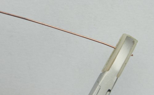 Kylie Jones's Perfecting simple loops to enhance your jewelry designs.  - , Findings & Components, Toggles & Clasps, Earwire & Headpin, Loops, Wire Loop, Wrapped Wire Loop, Make sure you are starting with wire that is straight