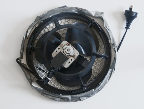 Kylie Jones's DIY Exhaust Fan - , General Education, , place small pieces of tape all around