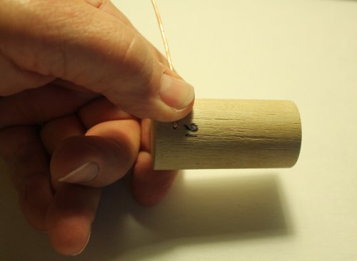 Judy Freyer Thompson's Simple Mandrels for Making Jump Rings - , Tools For Wire Jewelry, Jump Rings, Jump Ring, Making Jump Rings, Tools, Use your thumb to secure the wire