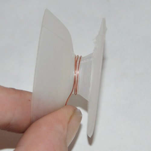 Deborah Kelly's Making Wire Weaving Easier - , Wire Weaving, Weaving, Wire Weaving, Weaving Wire, Start winding the wire around the bobbin