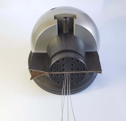 Kylie Jones's Using a Ball Vise - , Tools For Wire Jewelry, Tools, Holding wires ready for wire weaving