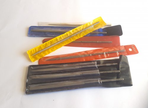 Kylie Jones's Storing Needle Files - , Store Wire Jewelry, Tools, , they keep the files apart 