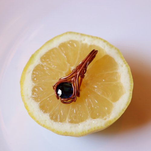 Erika Pal's How to Clean Tarnished Copper in 1 Minute - , General Education, Filing, Finishing, , Cut a lemon in half