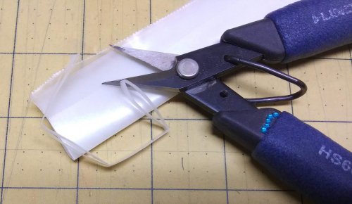 Judy Larson's Metal Shears Care - , Tools For Wire Jewelry, Tools, Cut a narrow piece from one end 