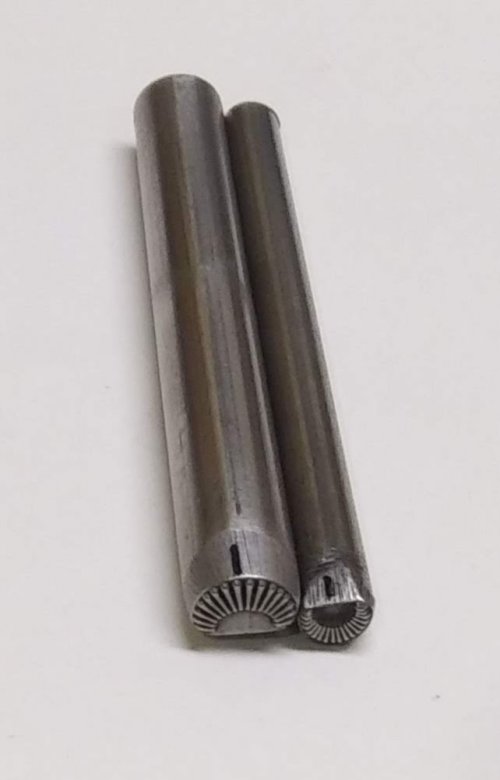 Judy Larson's Make Stamping Metal a Bit Easier  - , Metalwork, Stamping, Stamps, Use an ultra fine point Sharpie to mark the center