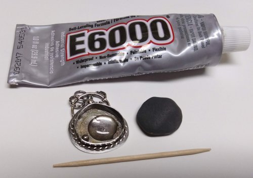 Judy Larson's Using Glue Under Cabochons  - , General Education, , Glue can fill the void on the sides