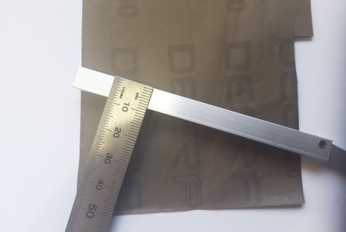Kylie Jones's Setting Up Metal Sandpaper Holders - , Tools For Wire Jewelry, Tools, I measure the outside shape 