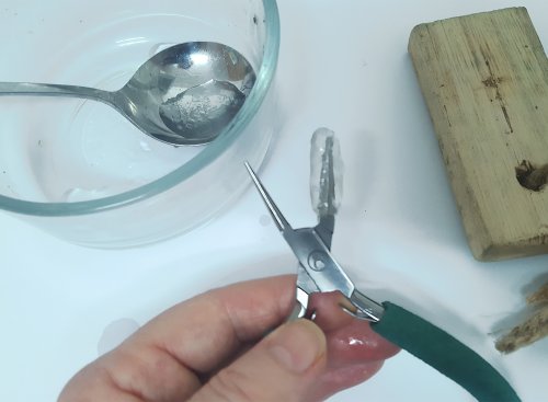 Kylie Jones's Make Your Own Nylon Jaw Pliers - , Tools For Wire Jewelry, Tools, Make sure your fingers are wet or the plastic will stick