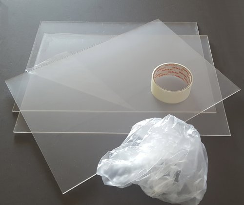 Kylie Jones's Make a Dustproof Polishing Tent - , Tools For Wire Jewelry, Tools, safety, I have used 3 clear A3 perpex