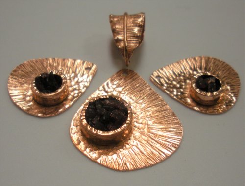 Judy Larson's Copper Wire Solder - , General Education, , These three pieces were constructed