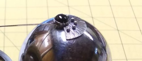 Judy Larson's Large Dapping Punches and Alternatives  - , Tools For Wire Jewelry, Dapping, Dapping Jewelry, Tools, , Placing it on a curved surface