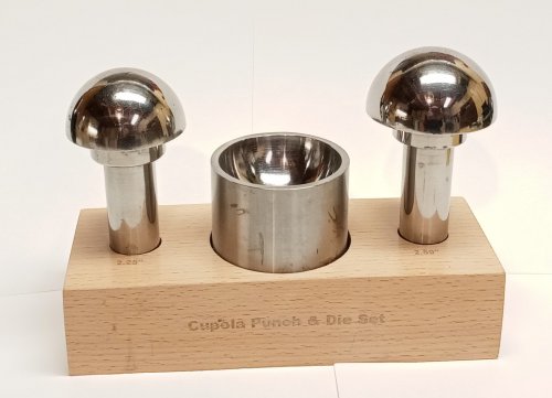 Judy Larson's Large Dapping Punches and Alternatives  - , Tools For Wire Jewelry, Dapping, Dapping Jewelry, Tools, , This cupola set is nice