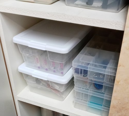 Judy Larson's Tiny Bead and Findings Storage  - , Store Wire Jewelry, , find and remove the storage strip needed.