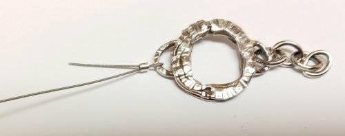 Judy Larson's Using Magical Crimping Pliers - , Tools For Wire Jewelry, Beads, Tools, Slide the crimp tube onto the beading wire