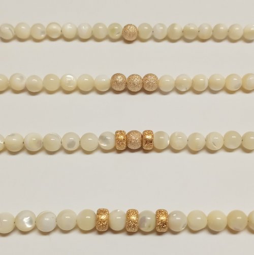 Judy Larson's Add a Touch of Gold - , Wire Jewelry Design, Design,  gold-filled stardust beads 