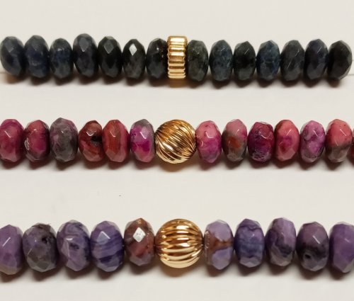 Judy Larson's Add a Touch of Gold - , Wire Jewelry Design, Design, Try pairing a gold-filled twisted garlic bead