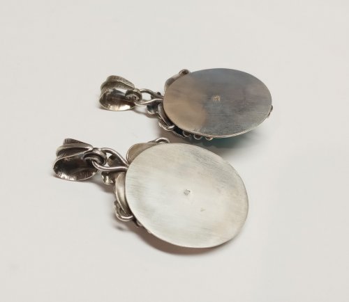 Judy Larson's Versatile Snap-on Bails - , Findings & Components, Toggles & Clasps, Earwire & Headpin, Design, , two Southwest Style Pendants