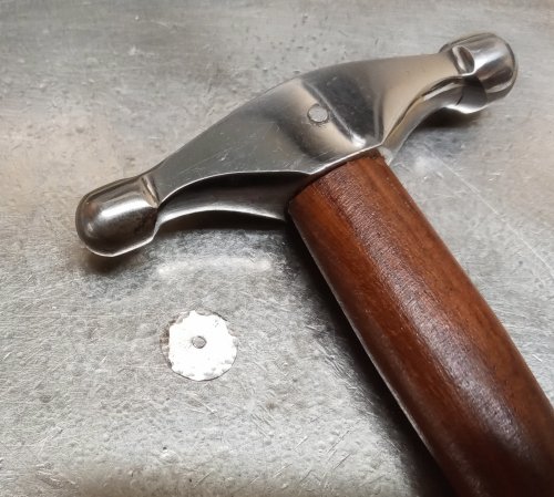 Judy Larson's Bead Cap Primer - Embellish the Bead Caps:, Wire Jewelry Design, Dapping, Dapping Jewelry, Filing, Finishing, How To Punch Holes, Hole Punching, Punch A Hole, Bead cap discs can be textured
