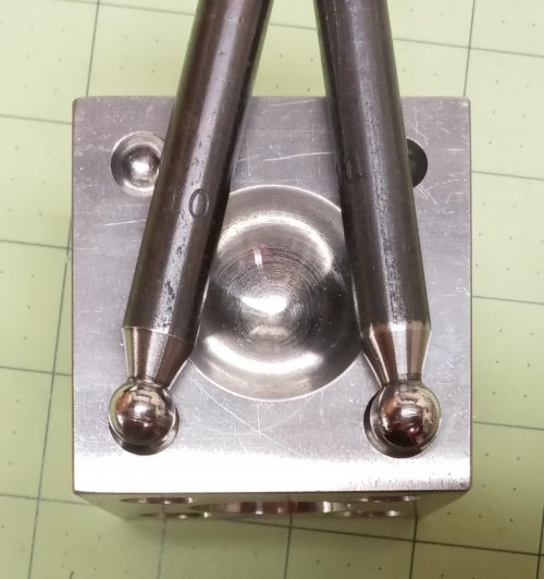 Judy Larson's Bead Cap Primer - Form the bead caps:, Wire Jewelry Design, Dapping, Dapping Jewelry, Filing, Finishing, How To Punch Holes, Hole Punching, Punch A Hole, Make sure the disc is fully rounded before moving to on