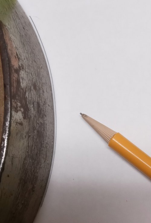 Judy Larson's Separating Distinct Textures on a Single Piece of Metal - , Wire Jewelry Design, Texturing,  Use an ultra fine point retractable Sharpie to draw a line