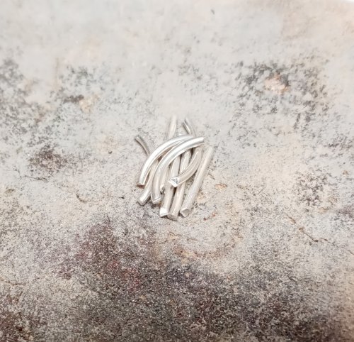 Judy Larson's Tool Tip - Digital Pocket Scale - , Tools For Wire Jewelry, Tools, Scrap wire was cut into short pieces