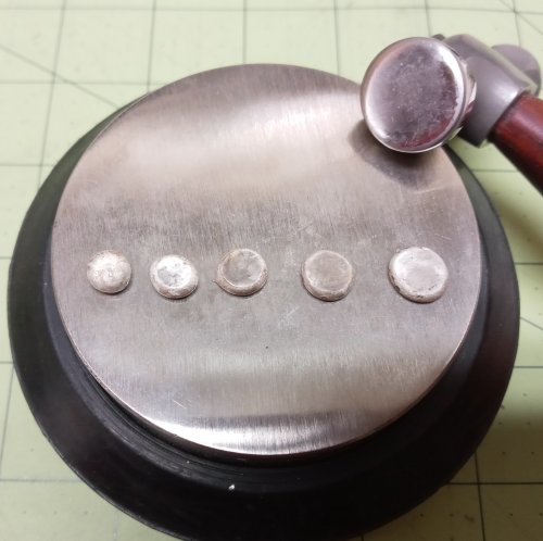 Judy Larson's Tool Tip - Digital Pocket Scale - , Tools For Wire Jewelry, Tools, Texture the flattened ball or leave plain