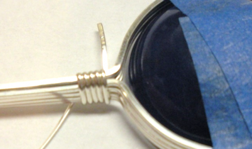 Judy Larson's Wire Wrapped Bail Finishing Options - , General Education, Wire Wrapping, Wrapping, Wire Wrapping Jewelry,  they were covered with other wires bent over them