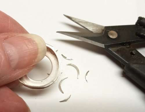 Judy Larson's Trimming Around a Bezel - , General Education, , Leave a scant edge to file down