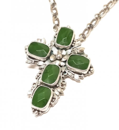 Judy Larson's Making Tiny Dapped Metal Leaves - , General Education, Cutting, Cutting Tool, Cutters, Dapping, Dapping Jewelry, stone and metal cross pendant