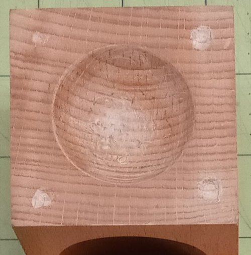 Judy Larson's Basic Round Well Wood Dapping Blocks - , Tools For Wire Jewelry, Tools, carved and could be adapted to suit my needs