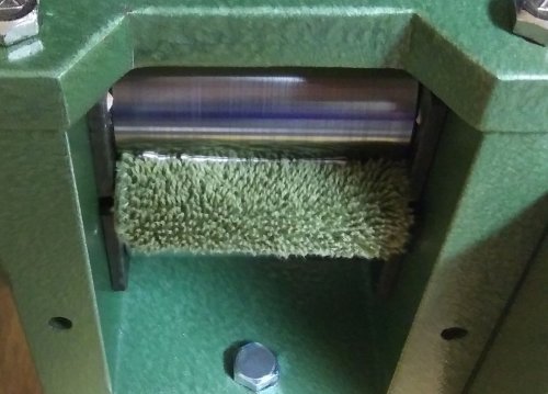 Judy Larson's Taking Care of Your Rolling Mill - , Tools For Wire Jewelry, Tools, Swipe some metal polish on each roller