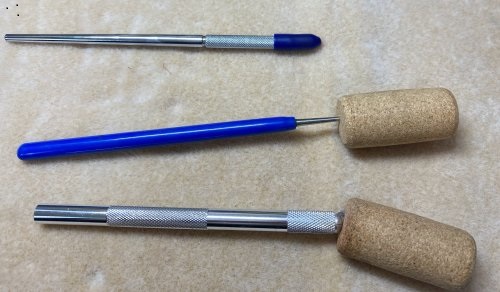 Susan LeGuyader's Protect Your Sharp Tools and Your Fingers - , Tools For Wire Jewelry, Tools, Simply shove the sharp end    